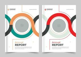 årlig Rapportera omslag design, omslag design för broschyr, årlig Rapportera vektor