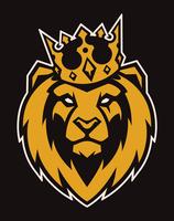 Lion i Crown Vector Mascot