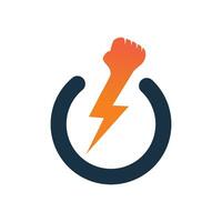 Energie Leistung Vektor Logo Vorlage