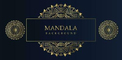 Luxus Mandala Hintergrund mit golden Arabeske Muster - - östlichen Stil dekorativ Mandala vektor