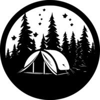 Camping - - hoch Qualität Vektor Logo - - Vektor Illustration Ideal zum T-Shirt Grafik