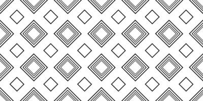 schwarz und Weiß Diamant Rhombus nahtlos Muster vektor