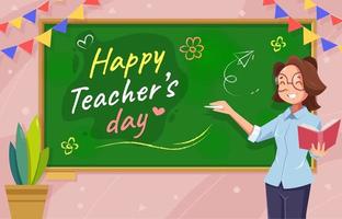 glad lärares dag bakgrund