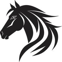 häst av de åldrar svart vektor hyllning till häst- skönhet hovavtryck i tid svartvit vektor visa upp majestätisk hästar