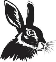 schwarz Hase Vektor Logo Design ein glatt und stilvoll Logo zum Ihre Marke schwarz Hase Vektor Logo ein modern und minimalistisch Logo zum Ihre Geschäft