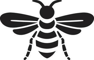 Bienenstock heraldisch Insignien Biene Stamm Kamm vektor