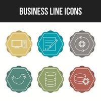 schöne Business-Icons für den kommerziellen Gebrauch vektor