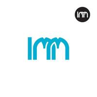 Brief imm Monogramm Logo Design vektor