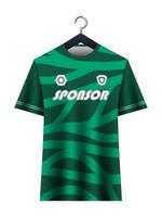 fotboll jersey attrapp för fotboll klubb. vektor sublimering sporter kläder design. enhetlig främre se mallar fotboll jersey. jersey design idéer.