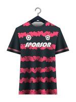 fotboll jersey attrapp för fotboll klubb. vektor sublimering sporter kläder design. enhetlig främre se mallar fotboll jersey. jersey design idéer.