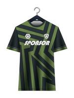 fotboll jersey attrapp för fotboll klubb. vektor sublimering sporter kläder design. enhetlig främre se mallar fotboll jersey. jersey design idéer.