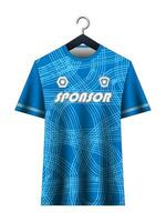 fotboll jersey attrapp för fotboll klubb. vektor sublimering sporter kläder design. enhetlig främre se mallar fotboll jersey. jersey design idéer.