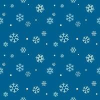 sömlös mönster av snöflingor på vinter- säsong bakgrund för design, dekoration, papper slå in vektor