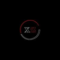 xz kreativ modern Briefe Logo Design Vorlage vektor