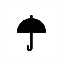 Regenschirm-Symbolvektor vektor