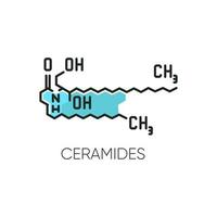 Ceramid-RGB-Farbsymbol vektor