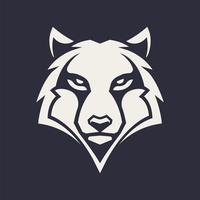 Wolf-Maskottchen-Vektor-Symbol