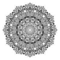 Arabeske-islamisches Mandala-Design mit Blumenmuster für Muslime vektor