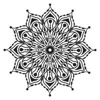 arabesk islamisk mandala design av blommönster för muslimer vektor