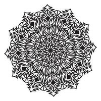 Arabeske-islamisches Mandala-Design mit Blumenmuster für Muslime vektor