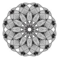 Arabesken-Mandala-Design der islamischen geometrischen Elementzeichnung vektor