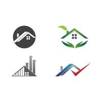 Logo-Design für Immobilien vektor