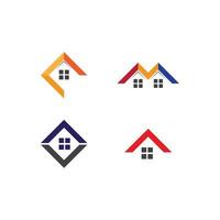 Logo-Design für Immobilien vektor
