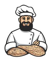 Hipster Chef Vektor Icon