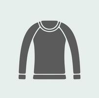 Damen Jumper Symbol auf ein Hintergrund. Vektor Illustration.