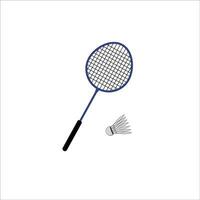 Badminton-Symbolvektor vektor