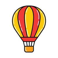 heiß Luft Ballon Symbol Illustration vektor