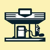 bensin pump gas station ikon vektor design symbol vektor