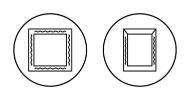 Rahmen und hängend Symbol vektor