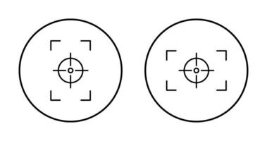 Fokus Vertikale und Fokus horizontal Symbol vektor