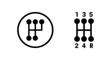 Getriebe Symbol. Glyphe Stil Getriebe füllen Symbol Vektor Illustration