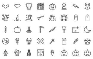 Halloween Icon Set vektor