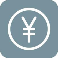 Yen-Währungsvektorsymbol vektor