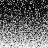 en svart och vit lutning textur bild av prickar eller konfetti vektor