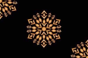 abstrakt Mandala Blumen- dekorativ Hintergrund Design Vektor. vektor