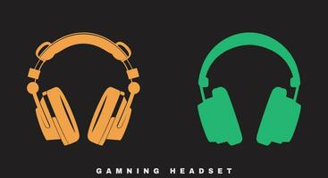 audio äventyr äventyrlig gaming headsetet grafik i vektor formatera