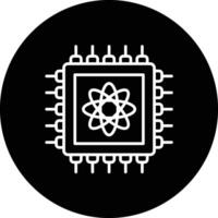 Quantum Computer Vektor Symbol