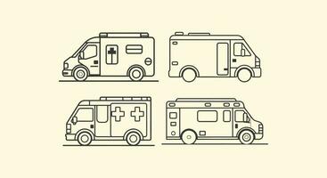 Notfall Rettung Krankenwagen Vektor Grafik zum lebensrettend Design Konzepte.