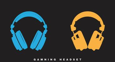 Spiel auf dynamisch Spielen Headset Abbildungen zum Spielen Designs vektor