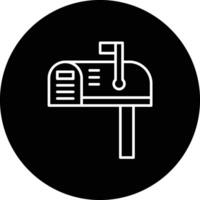 Mailbox-Vektorsymbol vektor