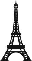 Eiffel Turm Grenzen Vektor Grafik zum Rahmen und Rand Designs