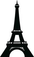 Stadt von Beleuchtung Eiffel Turm Vektor Grafik zum Nachtzeit Szenen