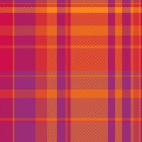 nahtlos Vektor Muster von Textil- Tartan Textur mit ein Plaid Stoff Hintergrund überprüfen.