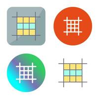 quadratisches Layout-Vektorsymbol vektor