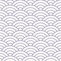lila japanisch Welle Muster Hintergrund. japanisch nahtlos Muster Vektor. Wellen Hintergrund Illustration. zum Kleidung, Verpackung Papier, Hintergrund, Hintergrund, Geschenk Karte. vektor