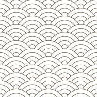 brun japansk Vinka mönster bakgrund. japansk sömlös mönster vektor. vågor bakgrund illustration. för Kläder, omslag papper, bakgrund, bakgrund, gåva kort. vektor